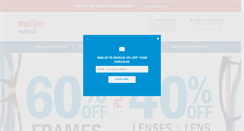 Desktop Screenshot of meijeroptical.com