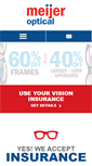 Mobile Screenshot of meijeroptical.com